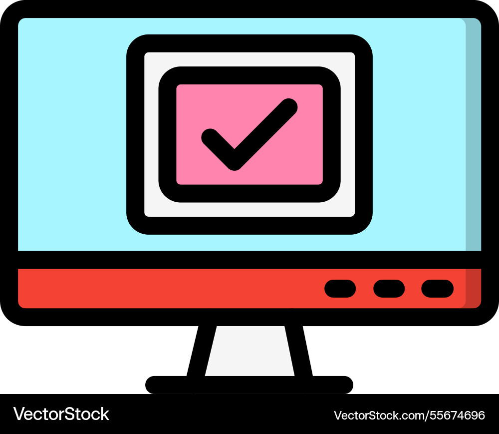 Checkbox icon design Vector Image