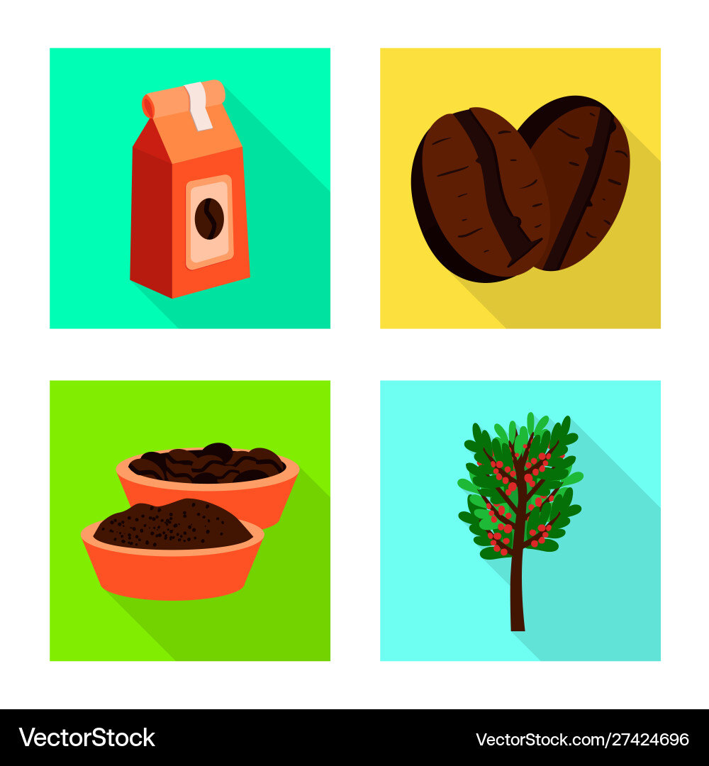 Design process and farming symbol set vector image