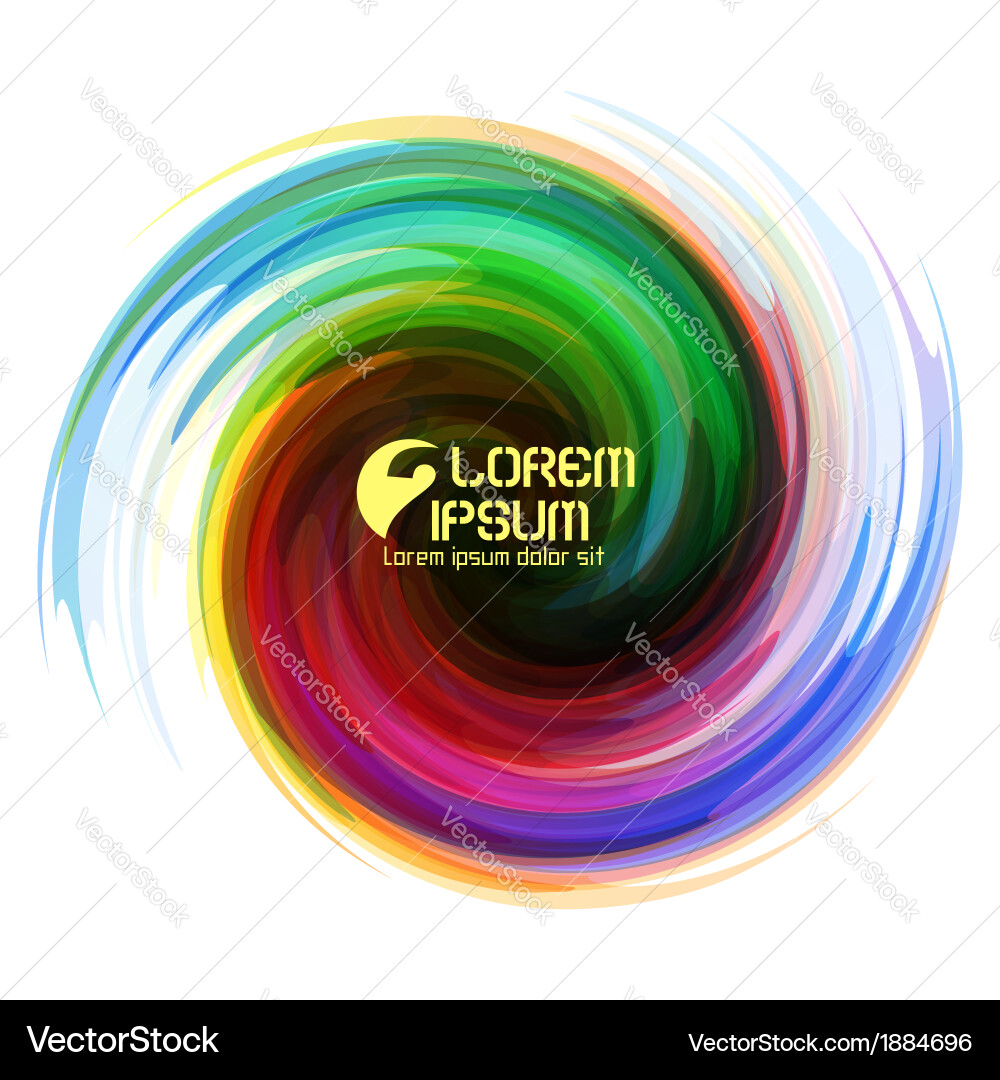 Dynamic Abstract Swirl vector image