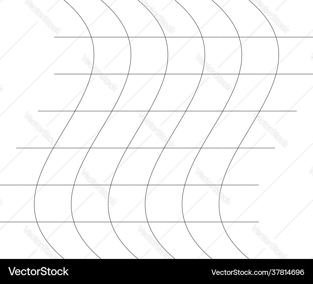 Grid mesh lattice grating with distort deform Grid mesh lattice grating with distort deform vector image