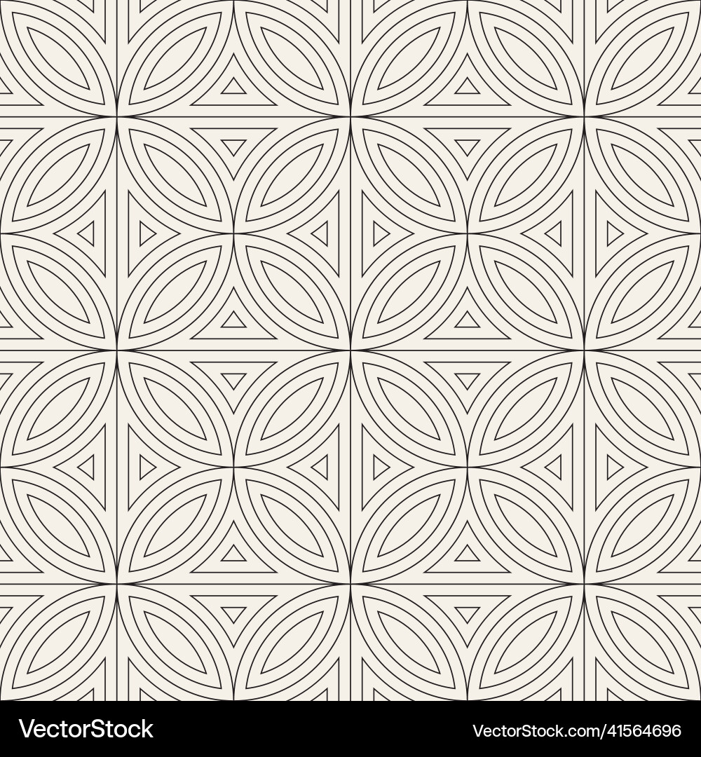 Seamless pattern repeating geometric elements Seamless pattern repeating geometric elements vector image