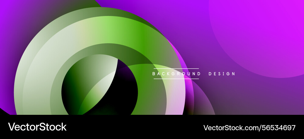 Abstract vibrant layers create dynamic flow Abstract vibrant layers create dynamic flow Vector Image
