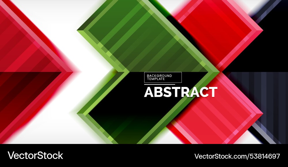 Arrow symbols created with 3d effects and line Vector Image