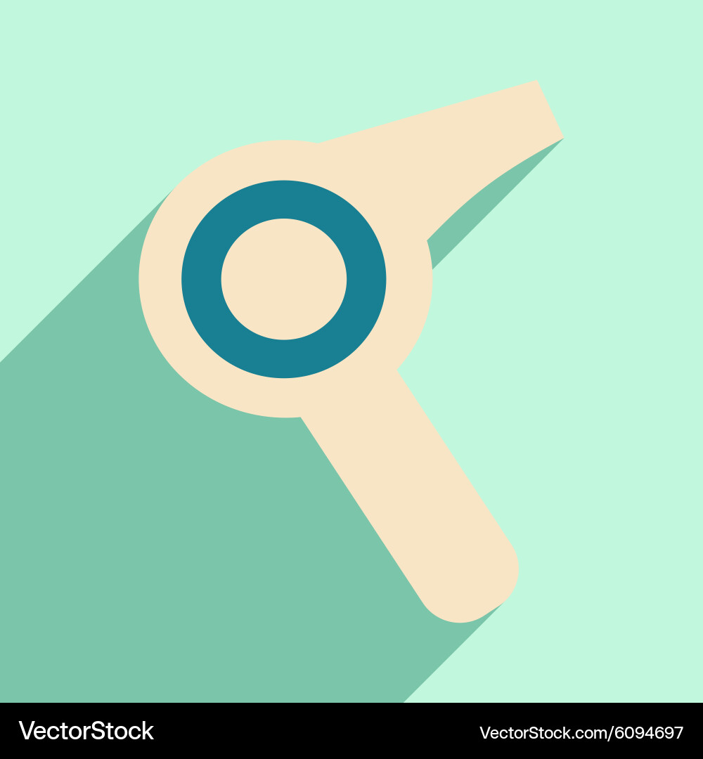 Flat with shadow icon and mobile application Vector Image