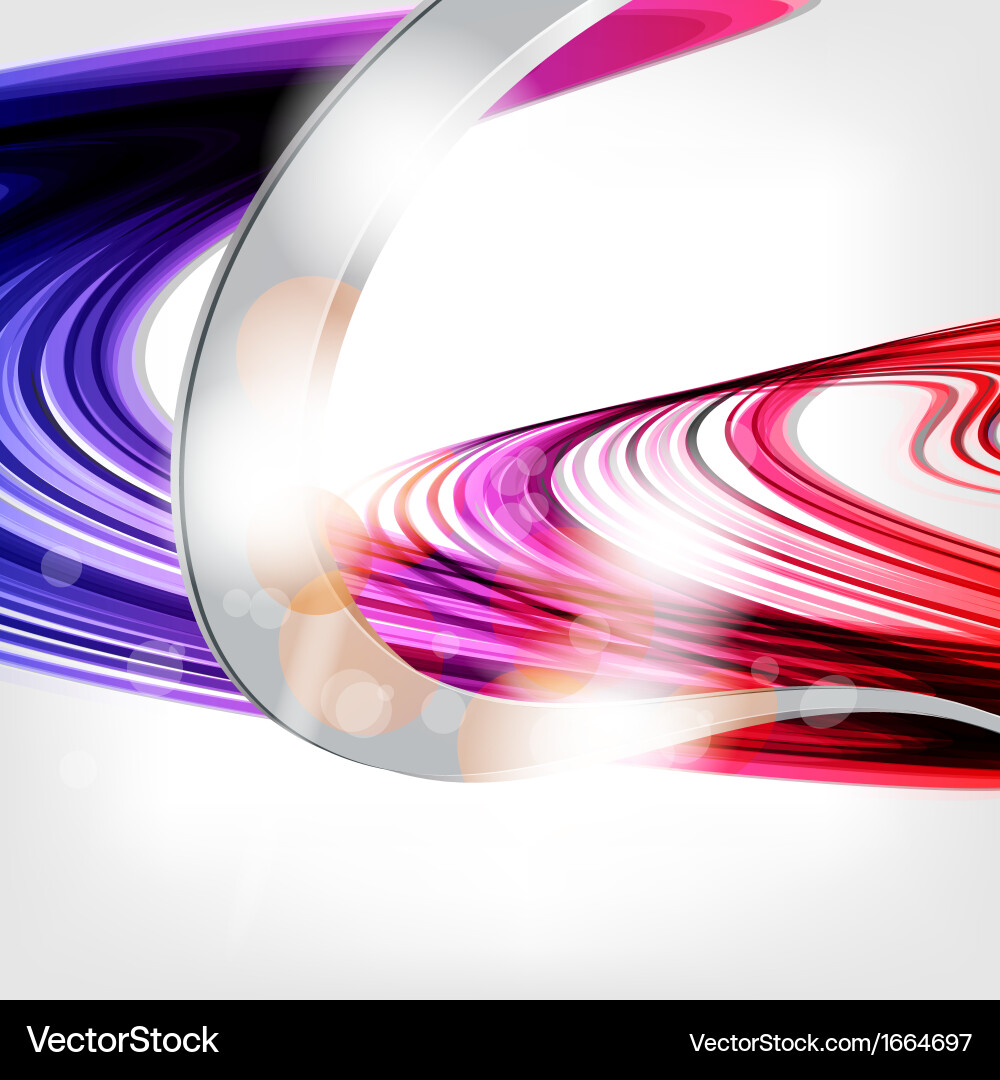 Fluid Abstract Waves Background vector image
