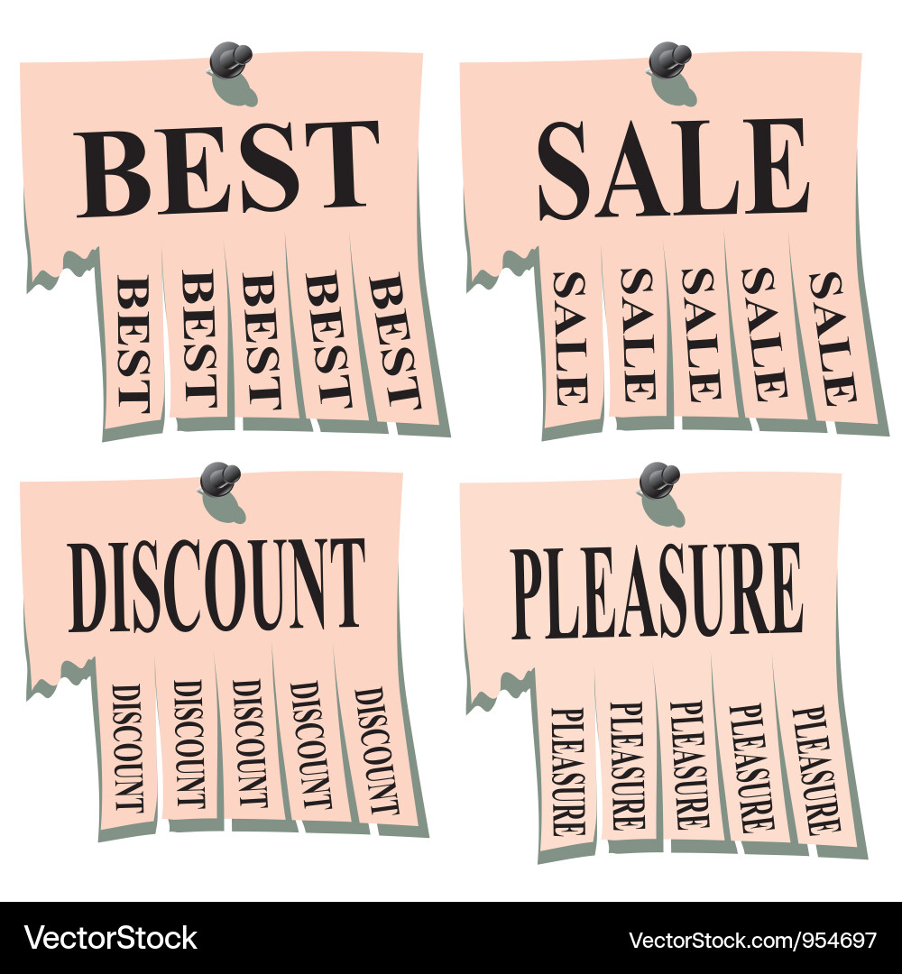 Label and design element vector image