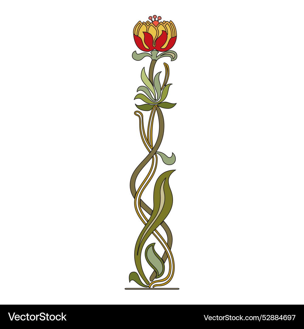 Line art frames and scroll elements floral linear Line art frames and scroll elements floral linear vector image