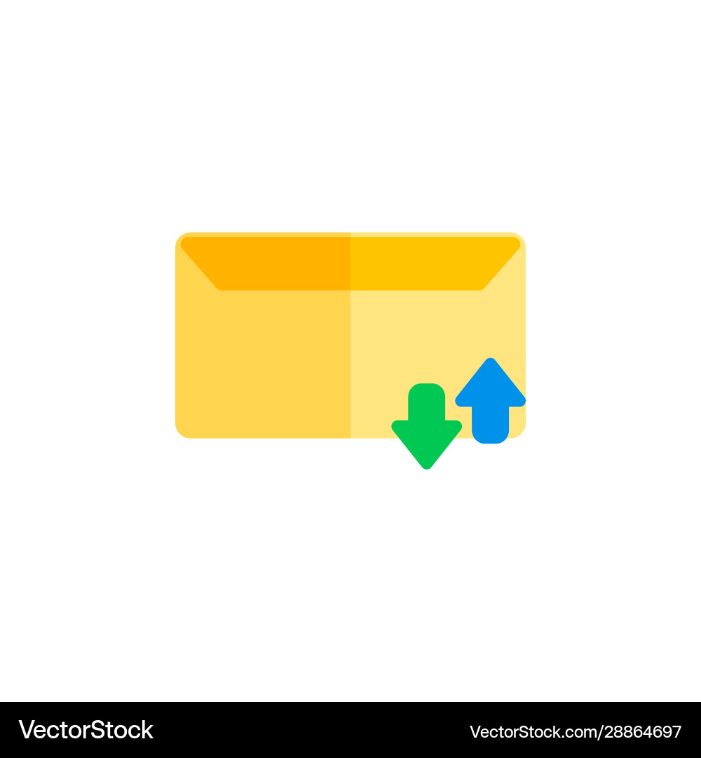 Message icon design flat style statistic Vector Image