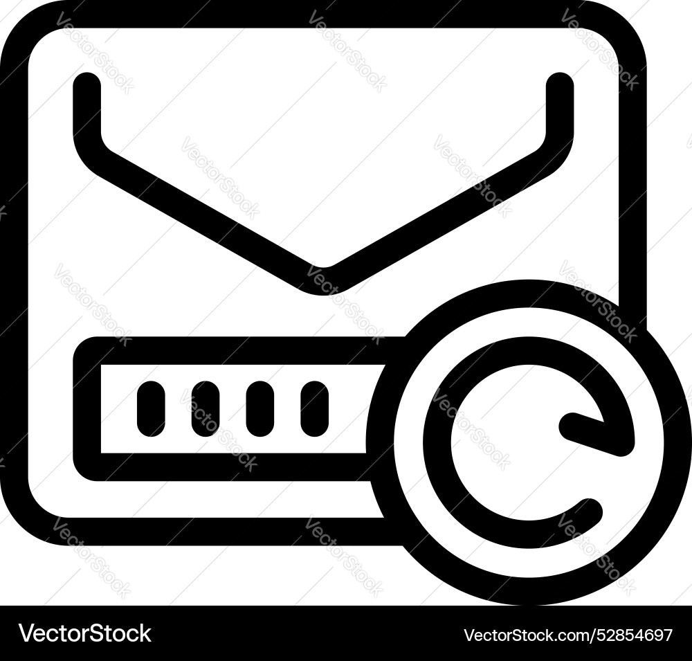Newsletter sending process with envelope Newsletter sending process with envelope vector image