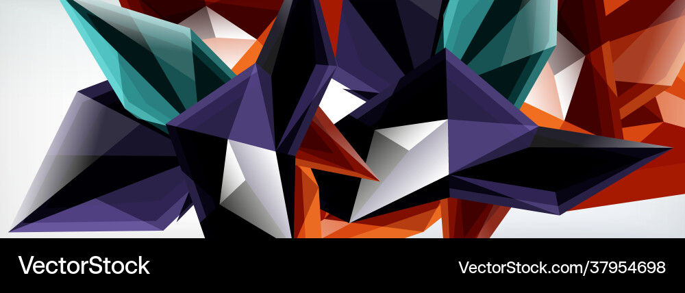 3d triangles and pyramids abstract 3d triangles and pyramids abstract vector image