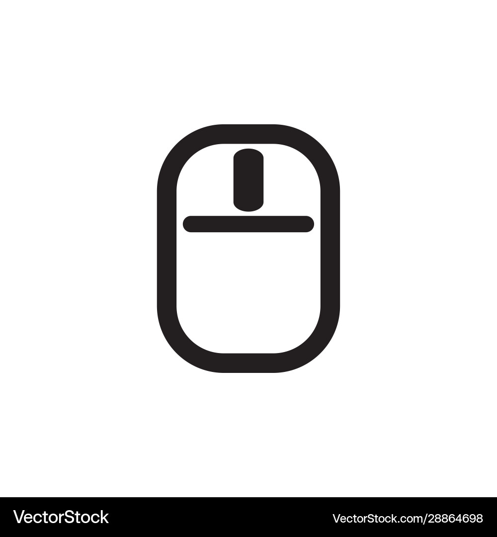 Maus Icon Design Linie Stil Teil 6 scroll Maus Icon Design Linie Stil Teil 6 scroll vektorbild