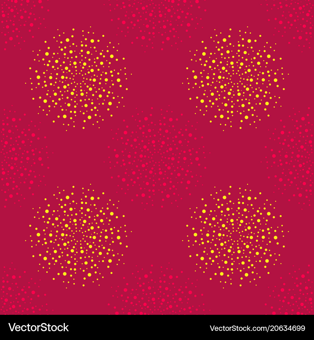 Abstract firework pattern vector image