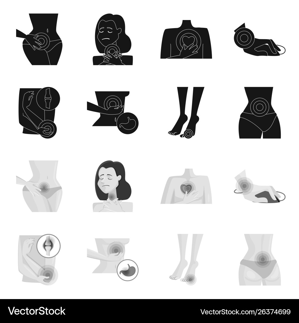 Design hospital and rendering icon set Design hospital and rendering icon set vector image