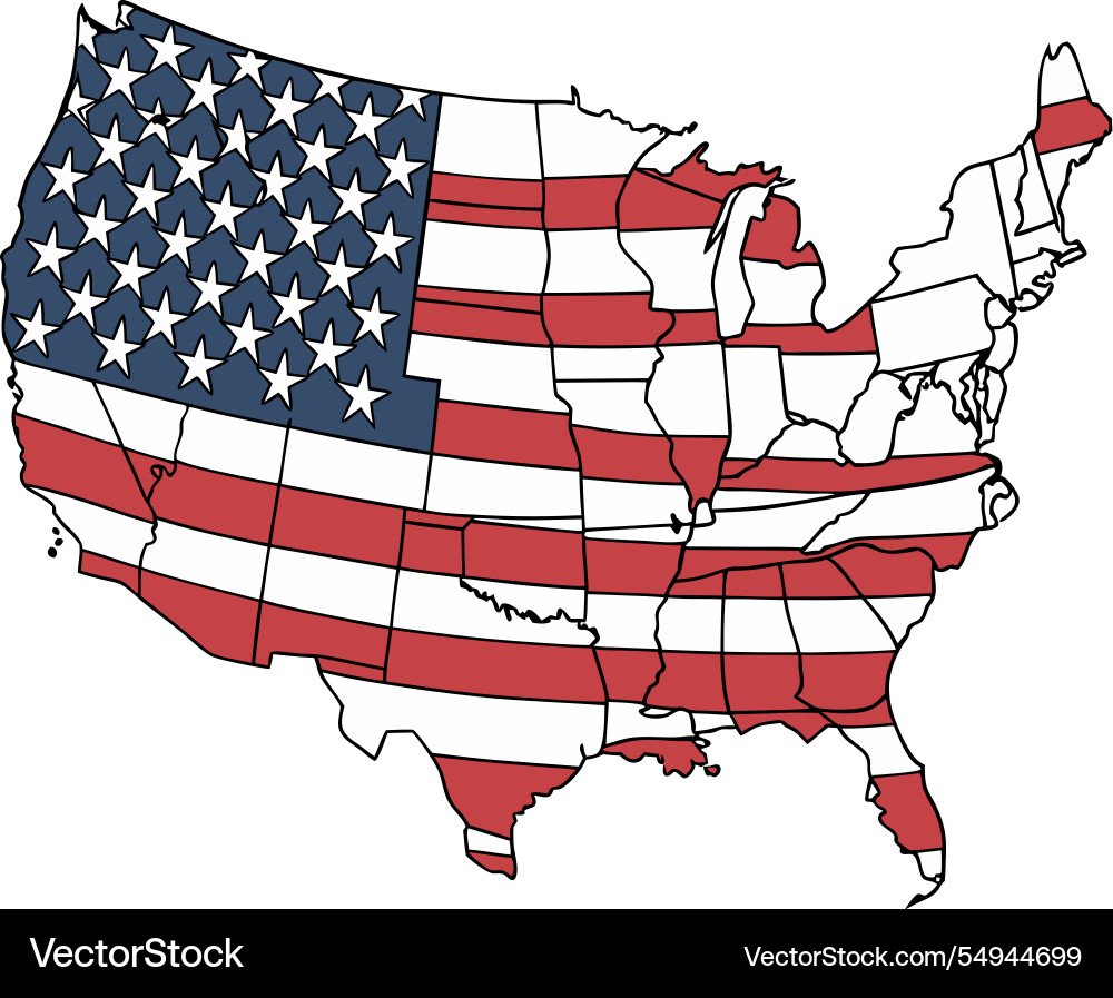 Gulf of america united states country - Gulf Of America United States Country Map Design Vector 54944699 