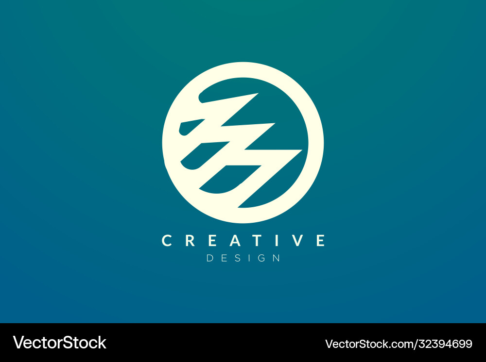 Logo design that combines circle objects Vector Image