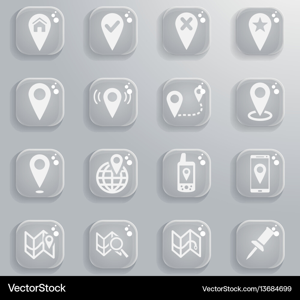 Pointer and maps Vector Image