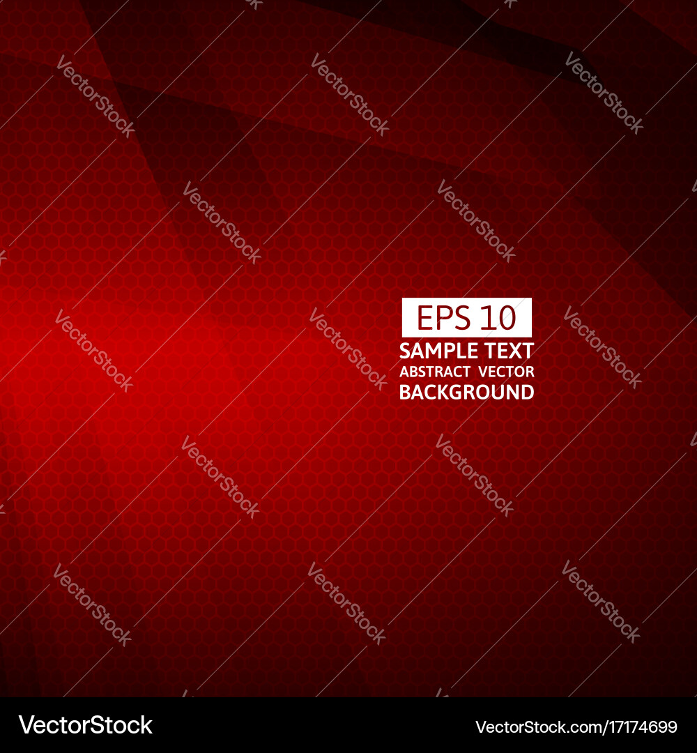 Red abstract background with copy space vector image