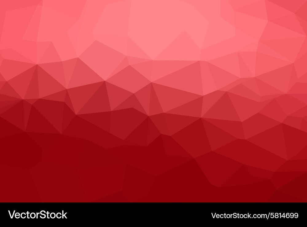 Red Polygon Background Royalty Free Vector Image