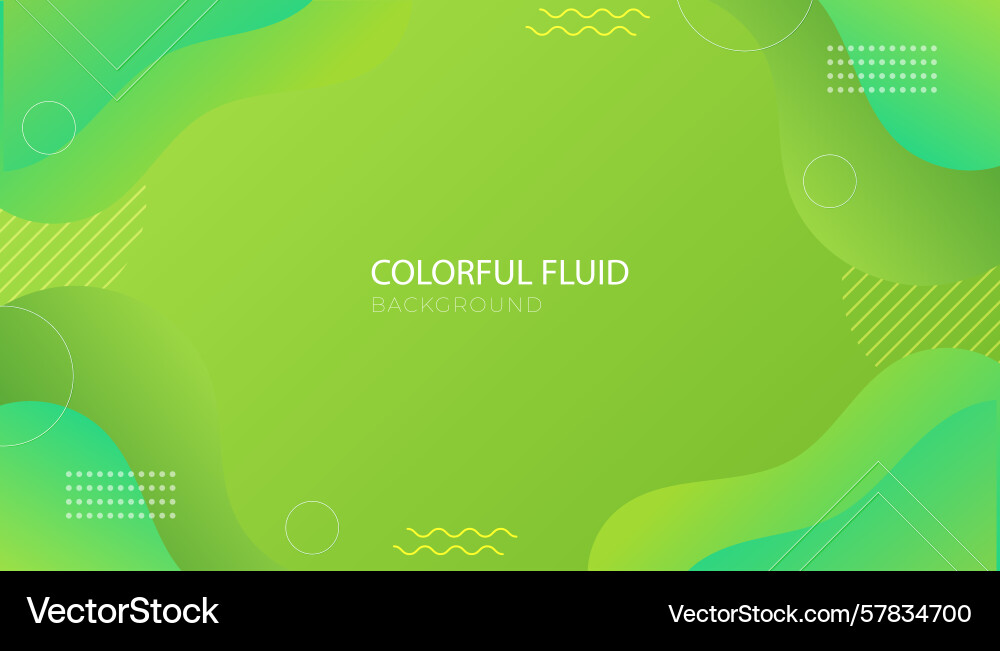 Abstract minimal background with green gradient vector image