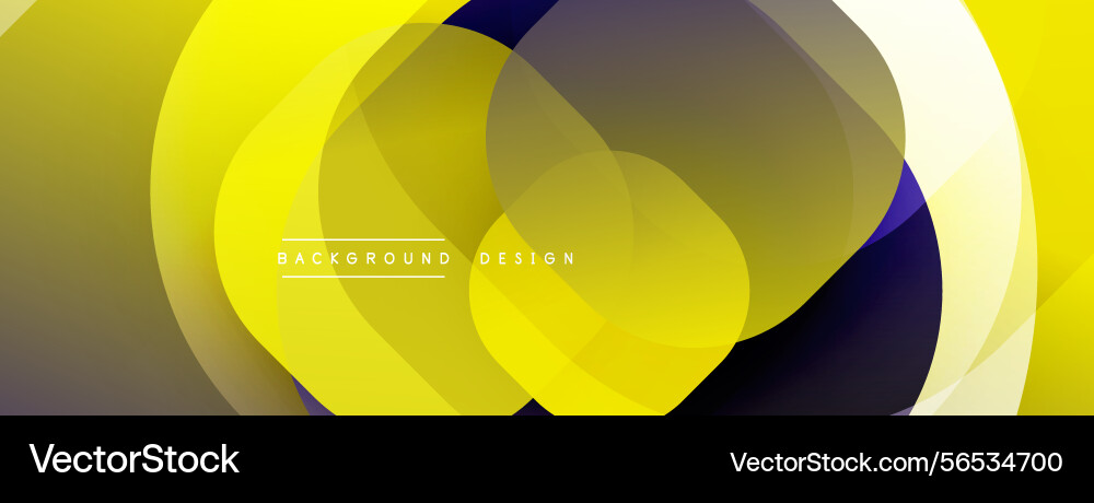 Abstract yellow design features overlapping Abstract yellow design features overlapping Vector Image