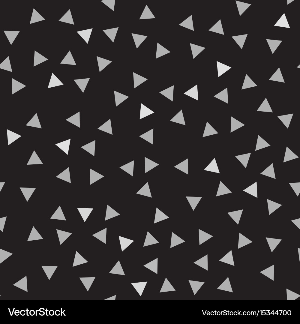 Black and Gray Triangular Pattern vector image