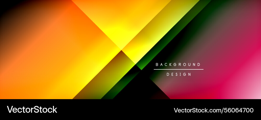 Dynamic shadow lines with gradient colors Vector Image