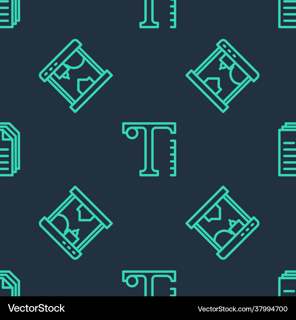 Set line text 3d printer and file document Set line text 3d printer and file document Vector Image
