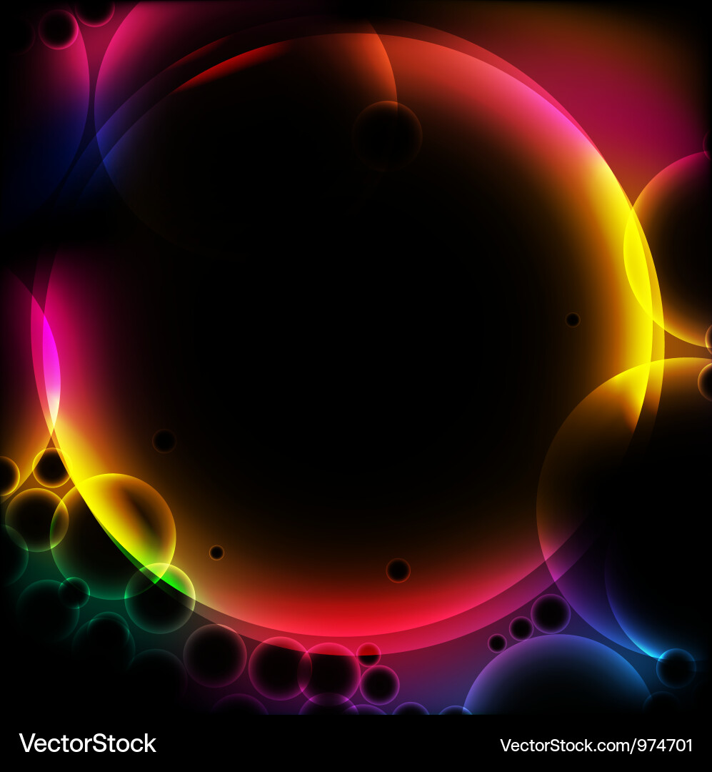Abstract bubbles background vector image