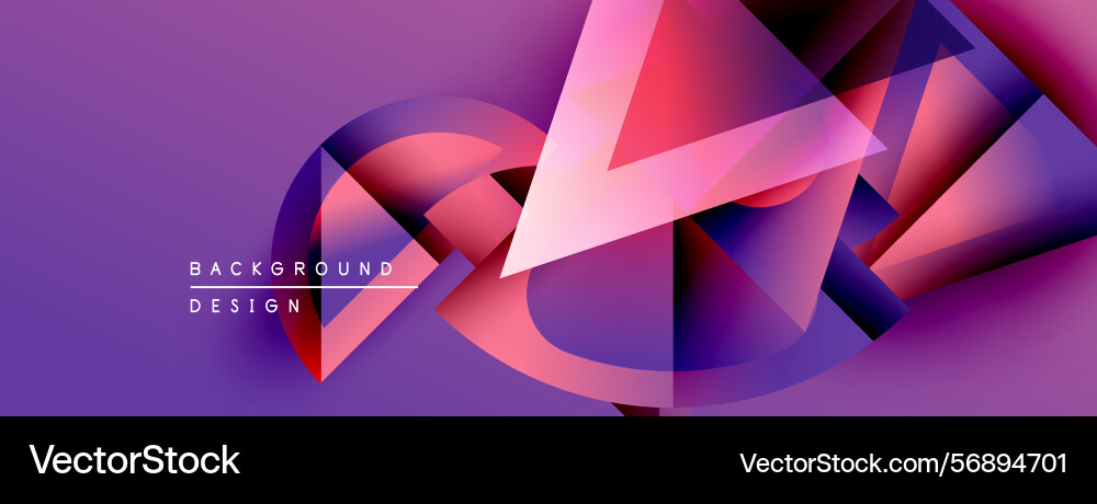 Abstract geometric shapes overlap creating Abstract geometric shapes overlap creating vector image