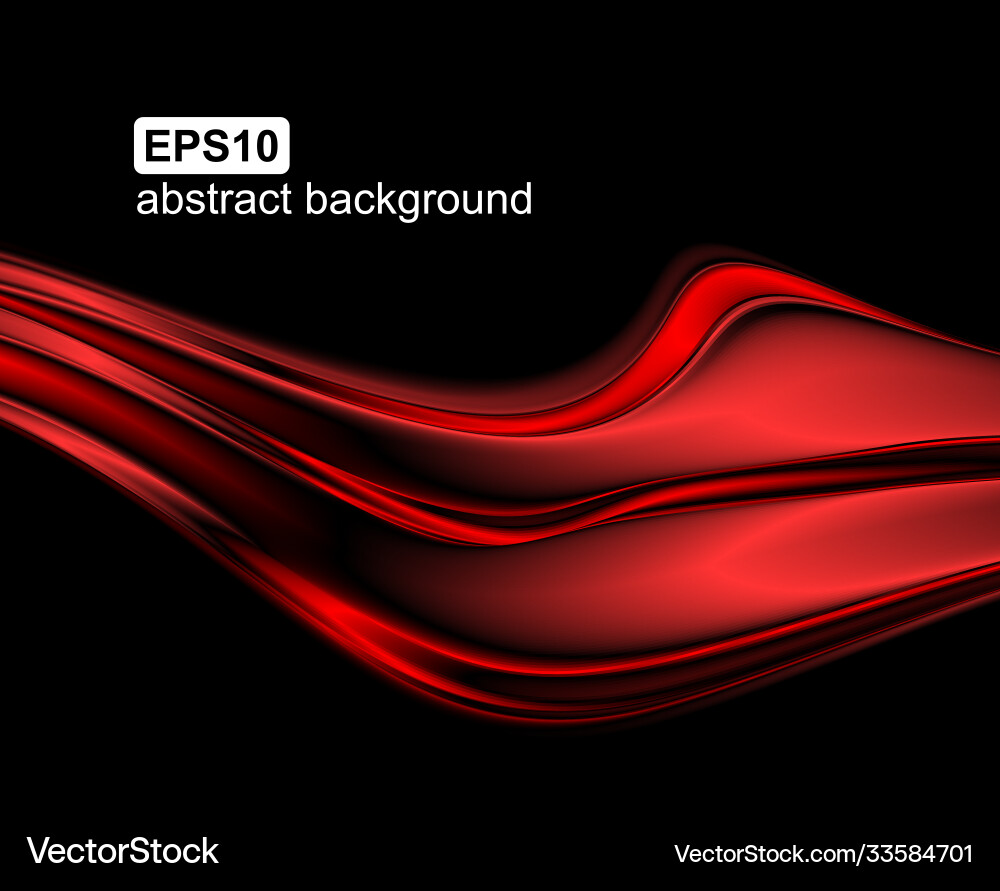 Abstract red wave background Abstract red wave background vector image