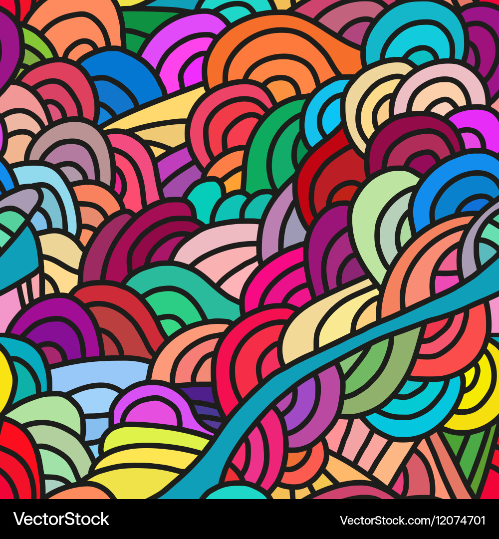 Abstract seamless patterns vector image