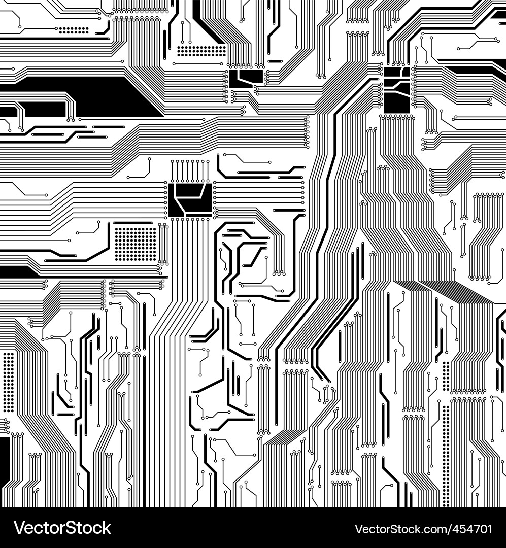 Circuit board pattern Royalty Free Vector Image