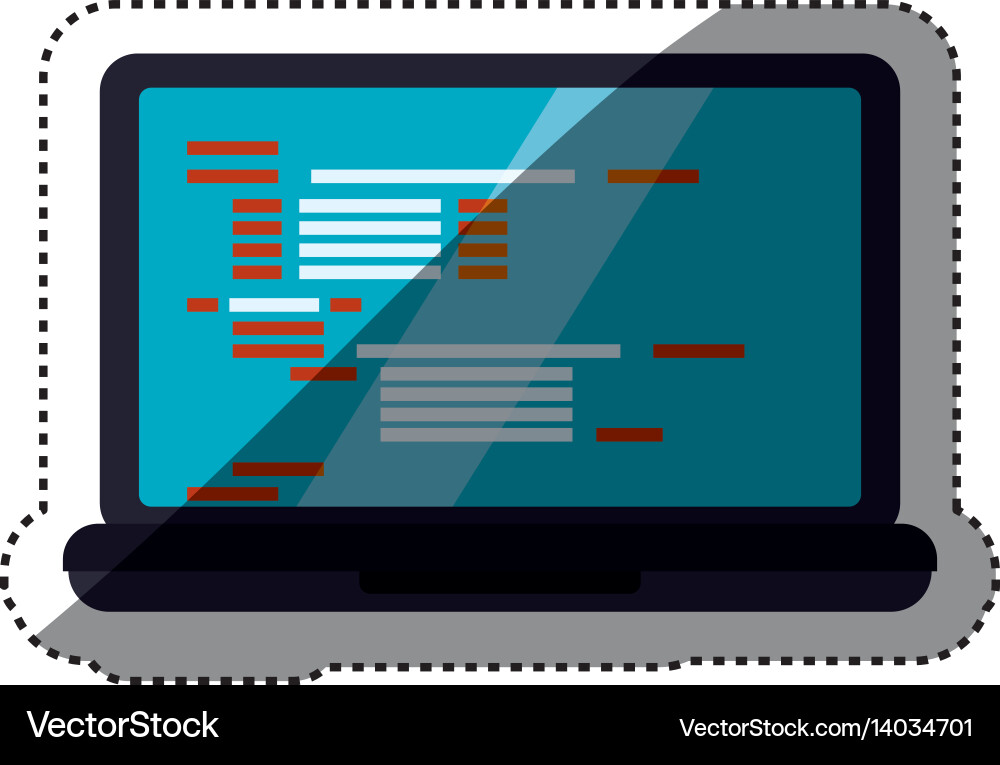 Html Programmiercode vektorbild