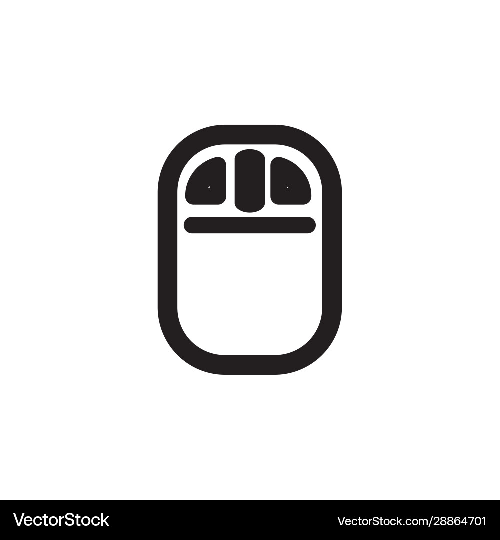 Maus Icon Design Linie Stil Teil 9 drücken alle Maus Icon Design Linie Stil Teil 9 drücken alle vektorbild