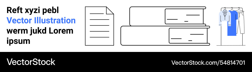 Minimalist design with text document icon Minimalist design with text document icon Vector Image