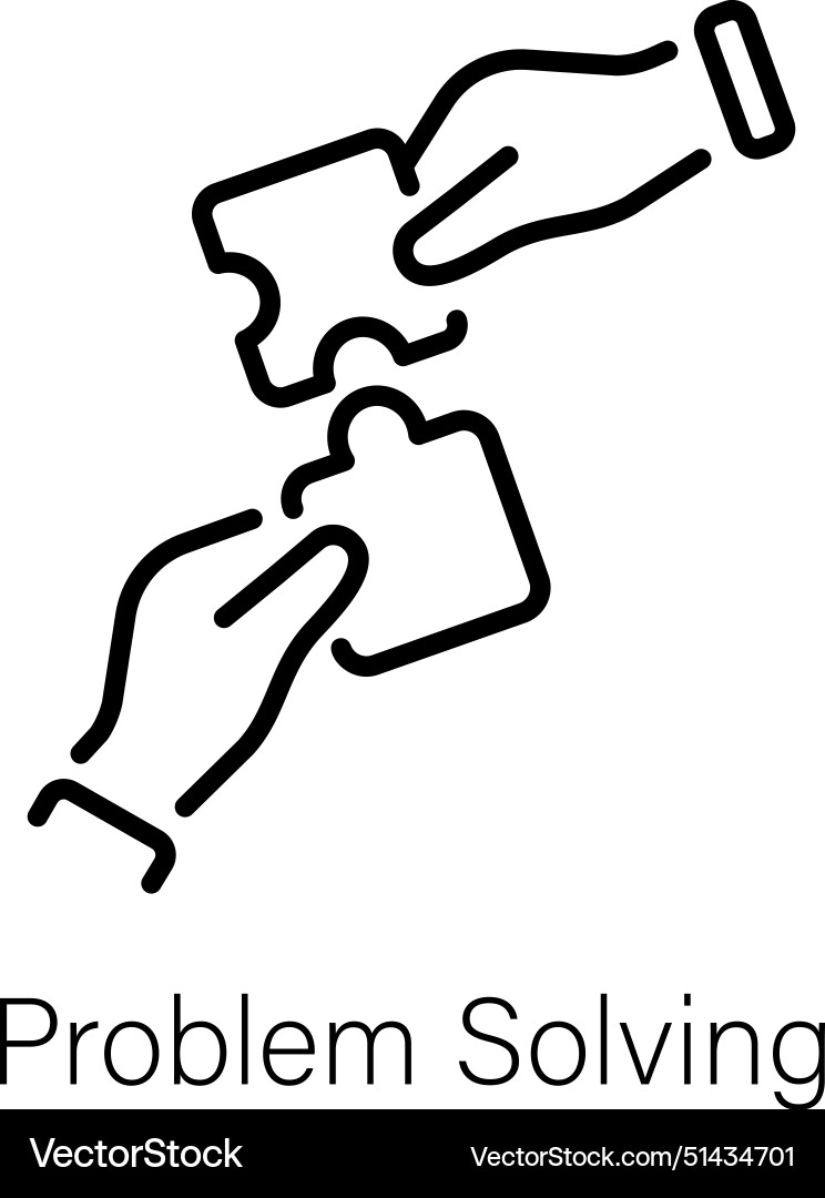 Problem solving Vector Image