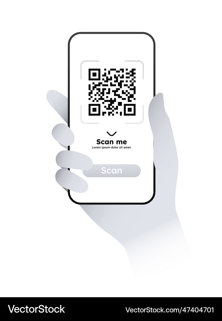 Scan qr code Scan qr code Vector Image