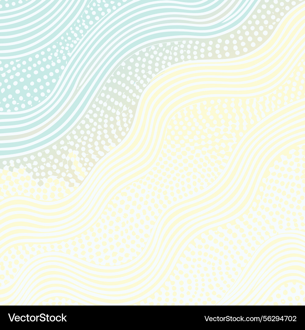 Abstract pastel wave pattern background with dots Abstract pastel wave pattern background with dots vector image