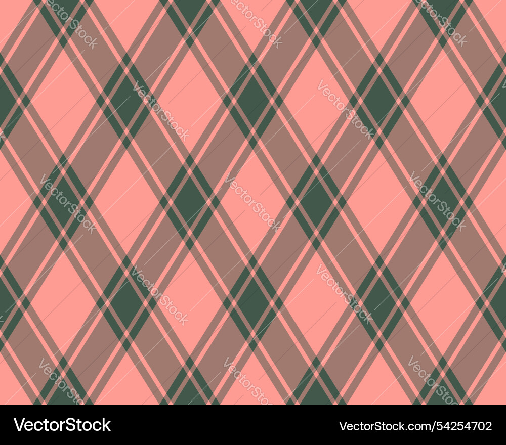 Argyle pattern of geometric rhombus harlequin Vector Image