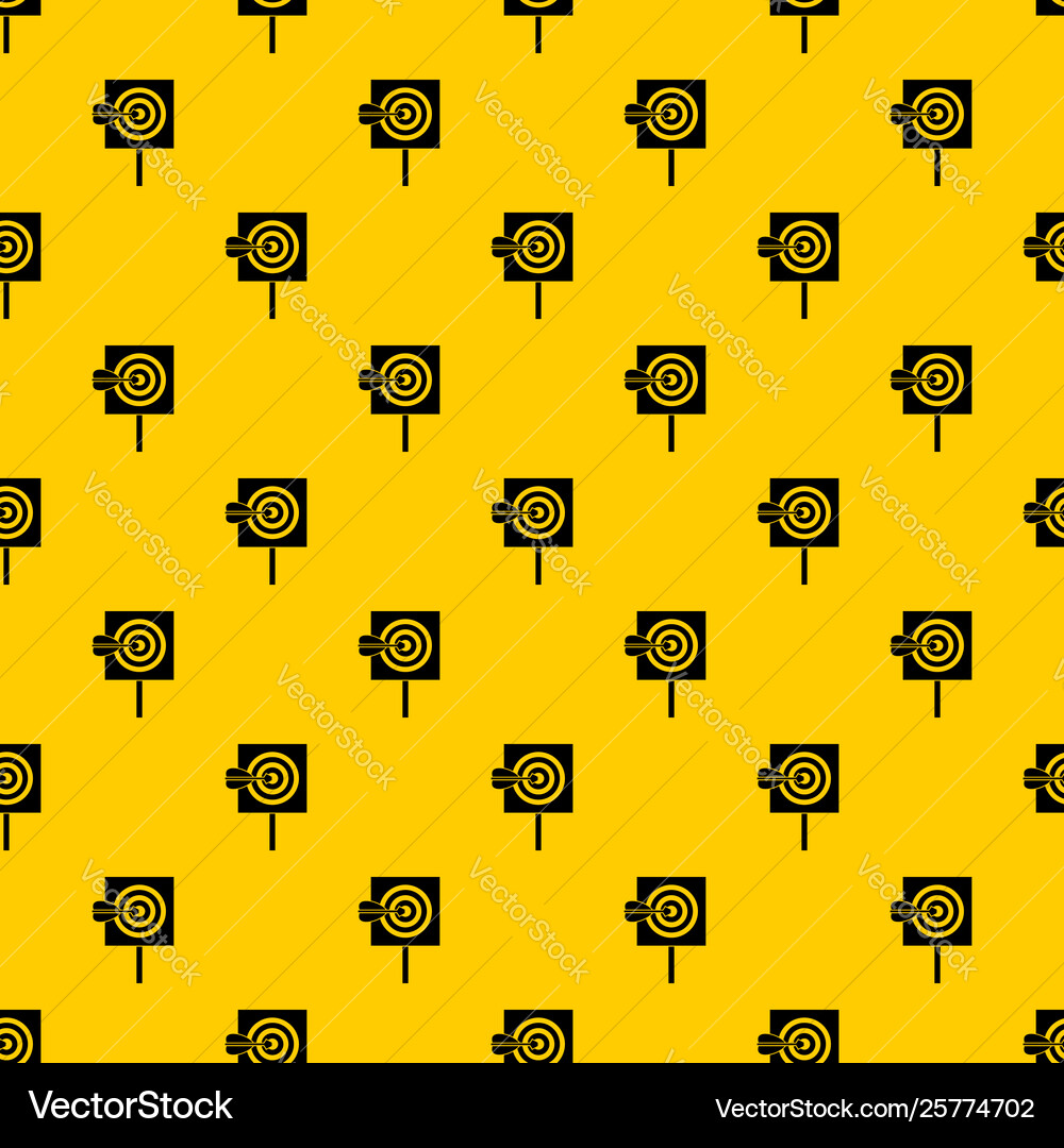 Arrow in center target pattern Arrow in center target pattern vector image