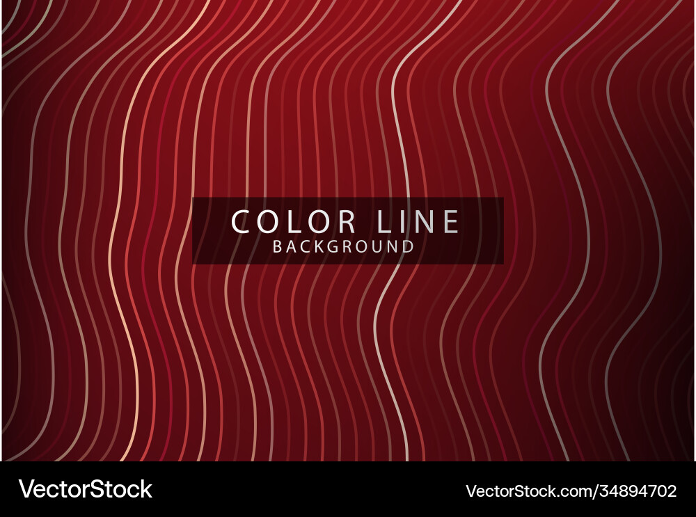 Banner wave lines pattern an abstract stripe Vector Image