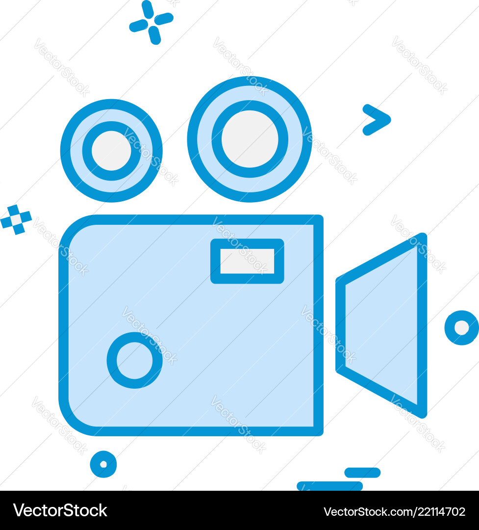 Camcoder icon design Camcoder icon design Vector Image