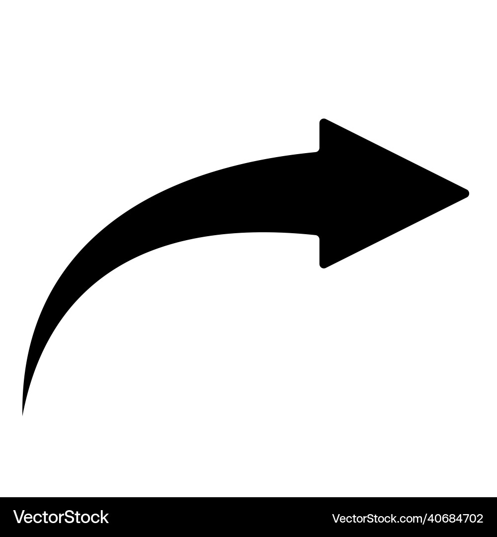 Forward Arrow Button Icon vector image