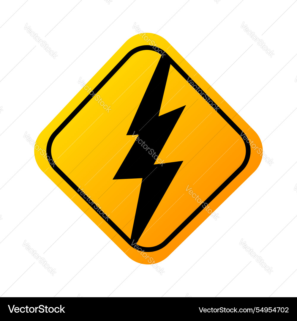 Lightning sign thunder strom design Lightning sign thunder strom design Vector Image