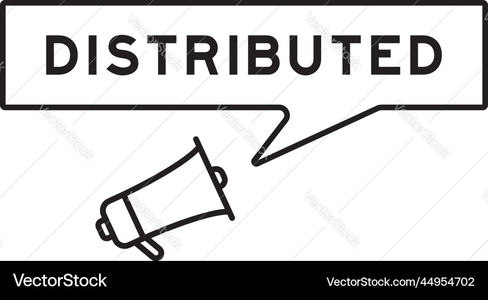 Megaphone icon with speech bubble in word Megaphone icon with speech bubble in word vector image