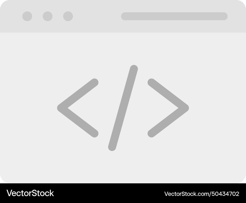 Programming icon image vector image