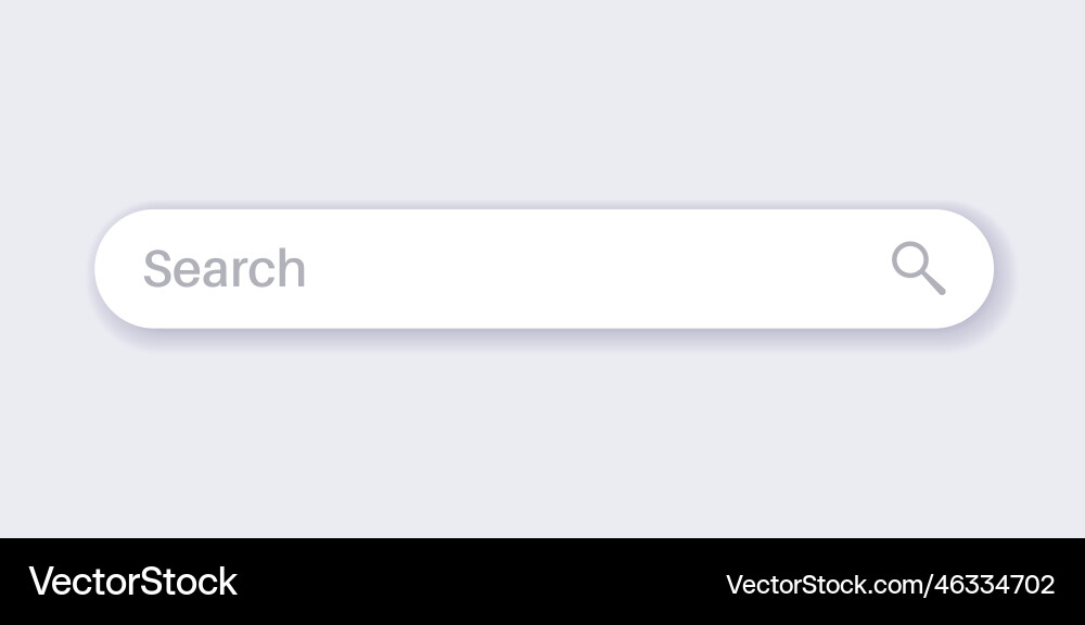 Search Input Field vector image