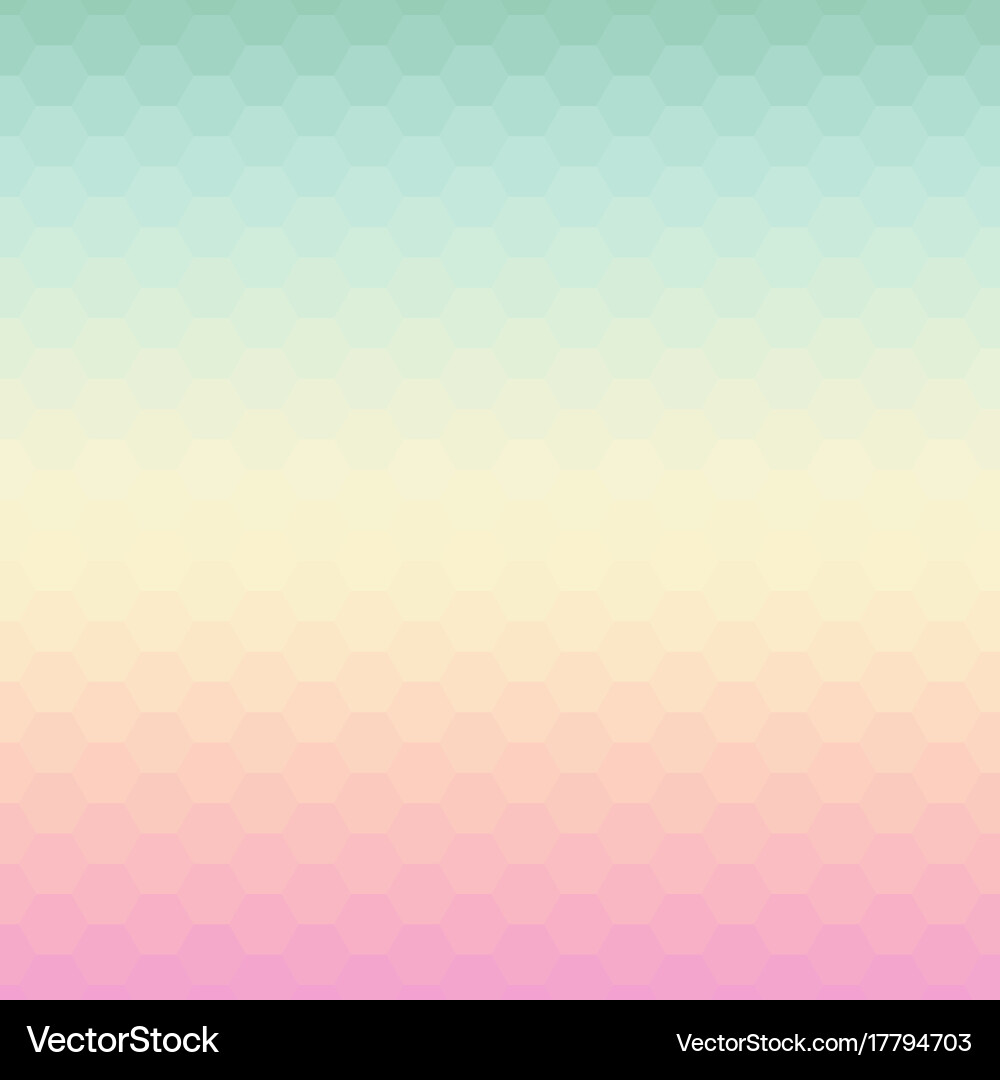 Abstract colorful hexagons background vector image