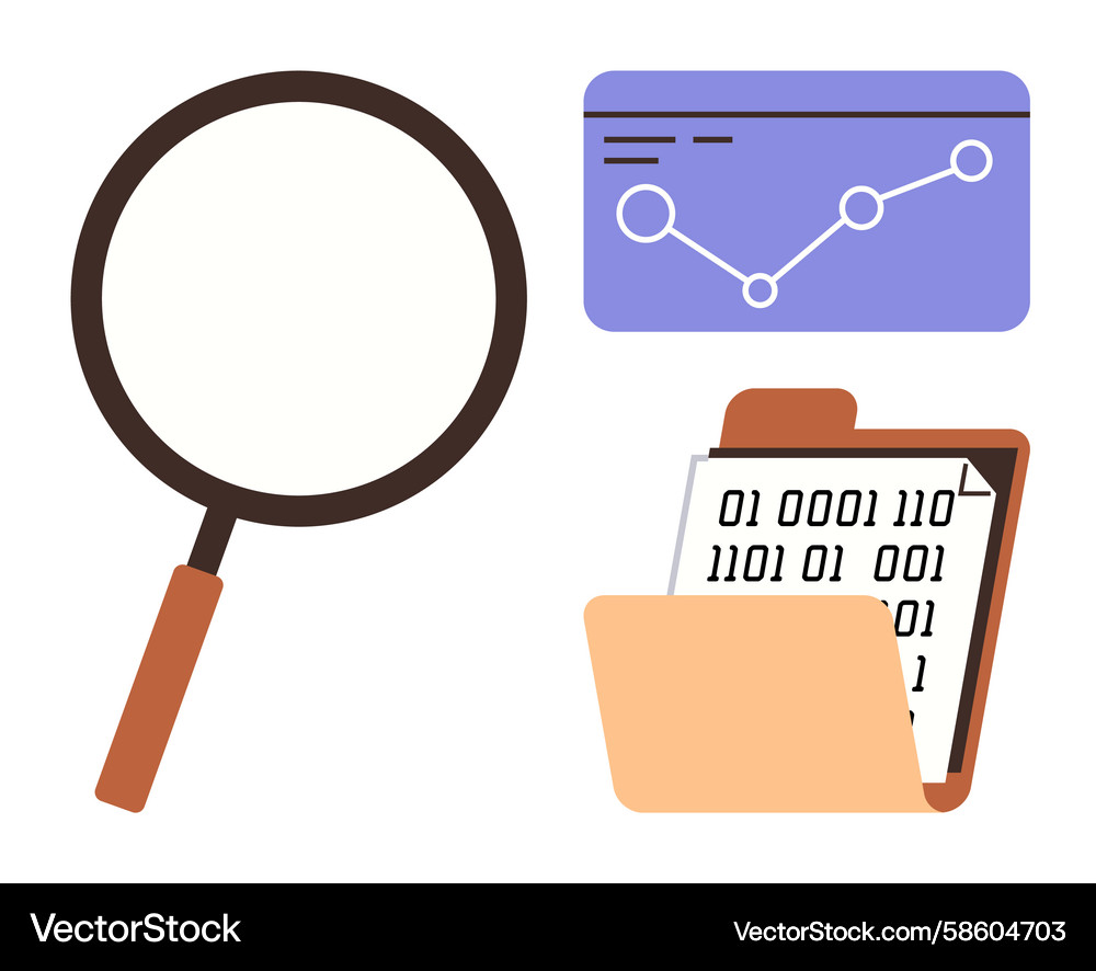 Data Analysis Concepts Vector Image