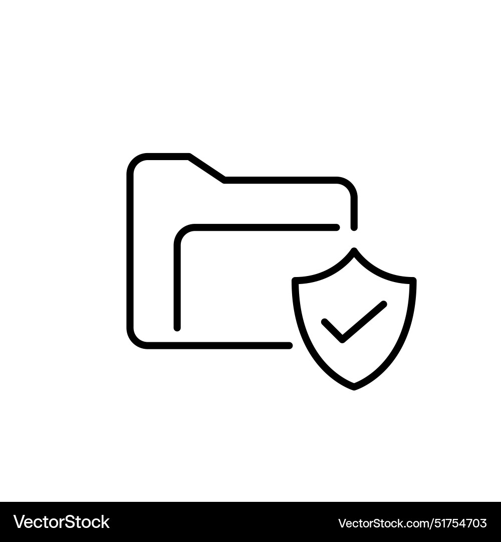 Dateiordner Checkmark und Schilddaten geprüft Dateiordner Checkmark und Schilddaten geprüft vektorbild
